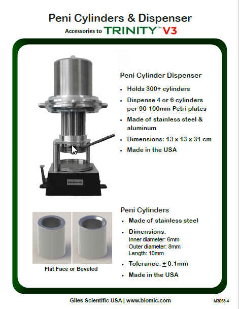 Peni Cylinder & Dispenser Brochure